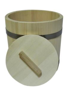 Wooden 10L Sauna Bucket with Lid