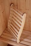 Cozy Wooden Sauna Backrest - Spa Quality