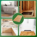 Foldable Bamboo Bath Mat for Spa and Sauna