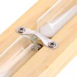 Wooden Sauna Hourglass Timer - 15 Minutes, Wall-Mounted