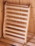 Cozy Wooden Sauna Backrest - Spa Quality