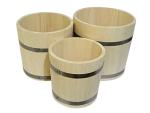 Wooden 10L Sauna Bucket with Lid