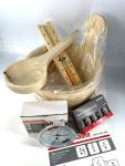 Classic Wooden Sauna Bucket and Ladle Set
