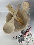 Classic Wooden Sauna Bucket and Ladle Set