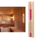 Wooden Sauna Thermometer, Hygrometer, and Sand Timer