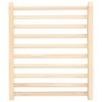 Pine S-Shape Sauna Backrest Bench