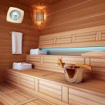 Wooden Digital Hygrometer Thermometer for Saunas