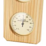 Wooden Hygrothermograph for Indoor Sauna Temperature Control
