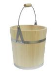 Wooden 5L Sauna Bucket with Lid