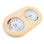 Wooden Sauna Thermometer and Hygrometer Gauge