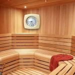 Wooden Digital Hygrometer Thermometer for Saunas