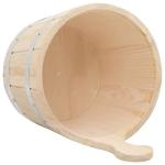 Pine Sauna Bucket and Ladle Set