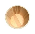 25L Wooden Bucket with Lid for Sauna Use