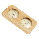 Wooden Hygrothermograph for Indoor Sauna Temperature Control