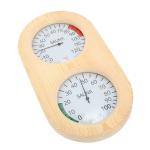 Wooden Sauna Thermometer and Hygrometer Gauge