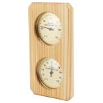 Wooden Hygrothermograph for Indoor Sauna Temperature Control