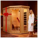 Infrared Sauna Room for 1-2 People, Wooden Design