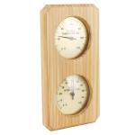 Wooden Hygrothermograph for Indoor Sauna Temperature Control