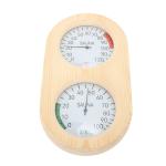 Wooden Sauna Thermometer and Hygrometer Gauge