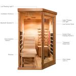 Infrared Sauna Room for 1-2 People, Wooden Design
