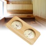 Wooden Hygrothermograph for Indoor Sauna Temperature Control