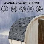 Outdoor Barrel Steam Sauna for 2-4 People