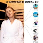 Infrared Sauna Room for 1-2 People, Wooden Design