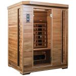 3-Person Luxury Cedar Infrared Sauna by SaunaMed
