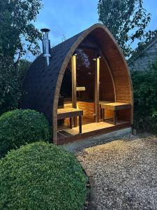 Wood-Fired Harvia Electric Heater Sauna Pod