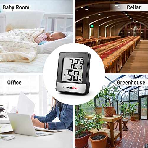 Digital Indoor Humidity and Temperature Monitor Sauna Thermometer