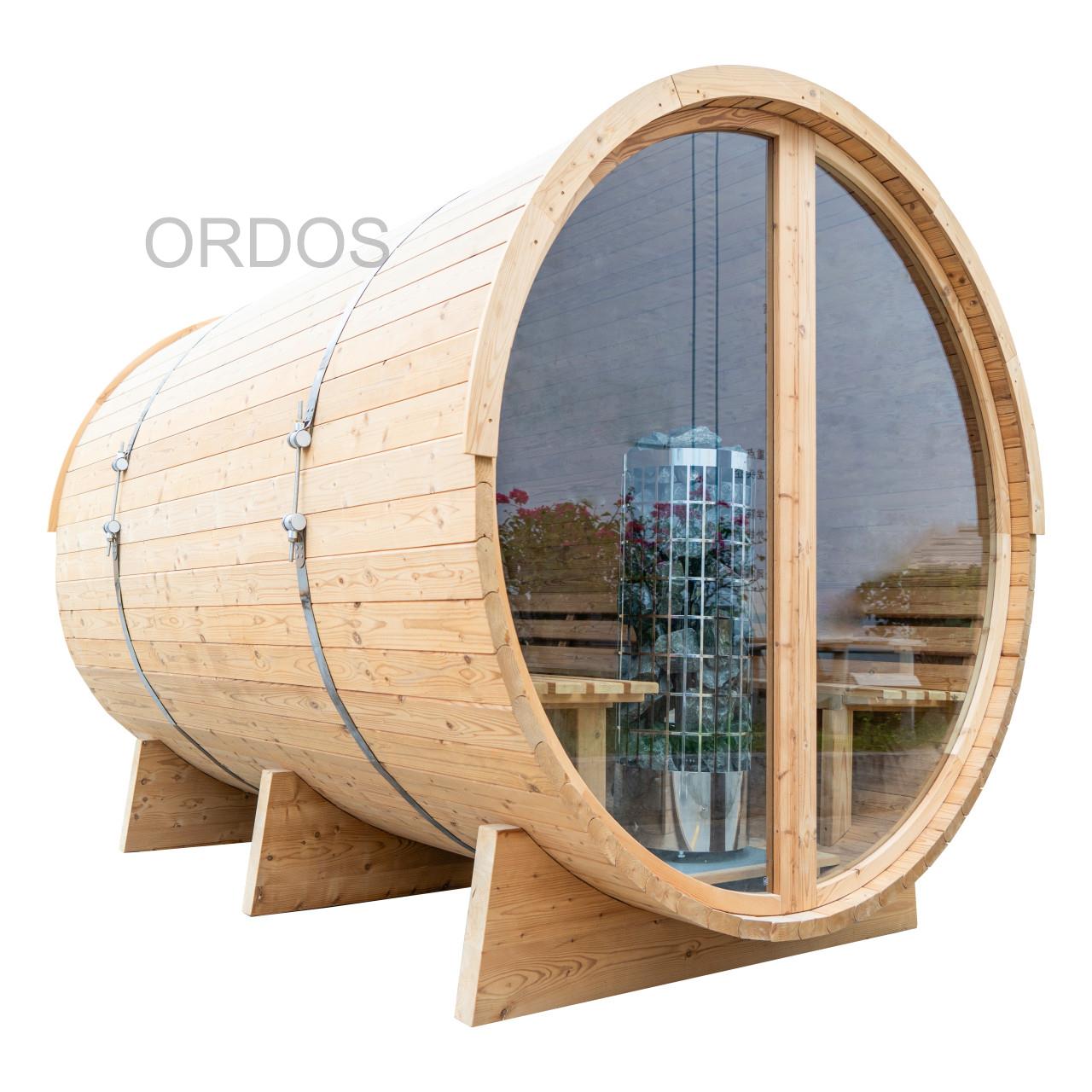 Outdoor Barrel Sauna for Home - Wood Burning