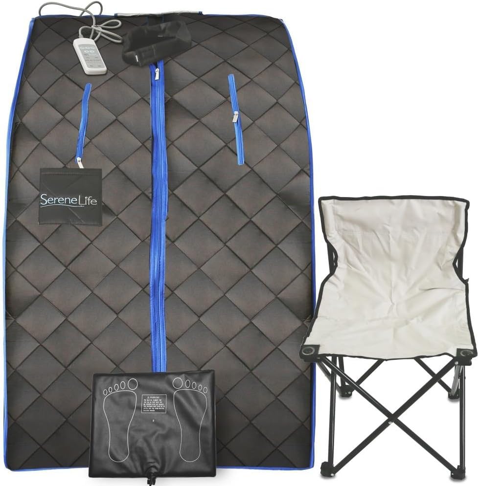 Portable Infrared Home Sauna with Heating Foot Pad