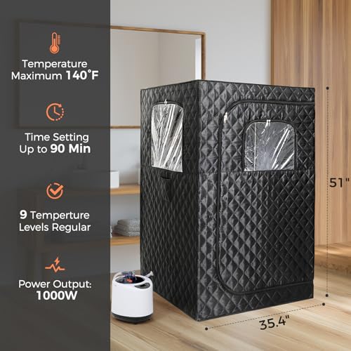 Portable Home Sauna Spa Tent with Steam Generator