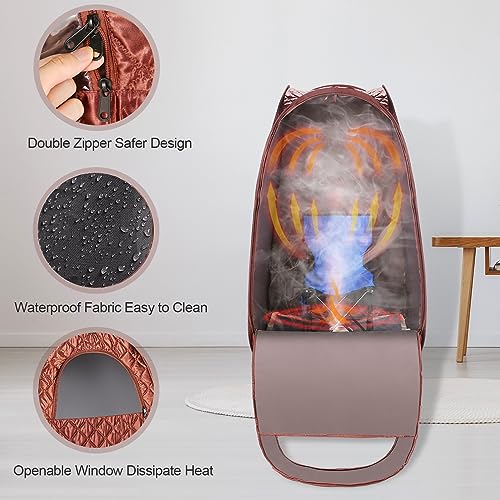 Portable Single Person Sauna Tent with Steam Generator