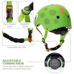 Dinosaur Kids Helmet for Biking and Scootering