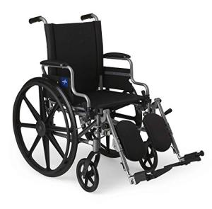 Medline Lightweight Wheelchair with Elevating Leg Rests