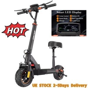 10" Off-Road Electric Scooter with Folding Seat