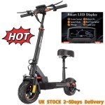 10" Off-Road Electric Scooter with Folding Seat