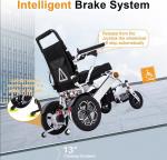Lightweight Folding Electric Wheelchair with Dual Batteries