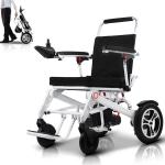 Foldable Electric Wheelchair with Long Range and Lightweight
