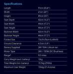 Lightweight Folding Electric Wheelchair - 12kg