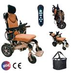 Lightweight Folding Electric Wheelchair with Remote