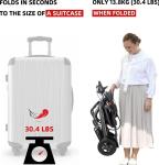 Lightweight Folding Electric Wheelchair with 7-Mile Range