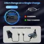 Foldable Electric Wheelchair with Long Range and Lightweight