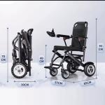 Lightweight Electric Foldable Wheelchair - 100kg Capacity