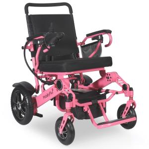 MobilityPlus RangerXL Lightweight Electric Wheelchair - Pink