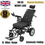 Compact Automatic Folding Electric Wheelchair with Recline
