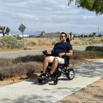 Compact Automatic Folding Electric Wheelchair with Recline
