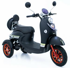 Black Electric Mobility Scooter with 60V Battery