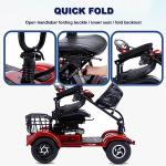 UdaCa 4-Wheel Electric Mobility Scooter for Seniors